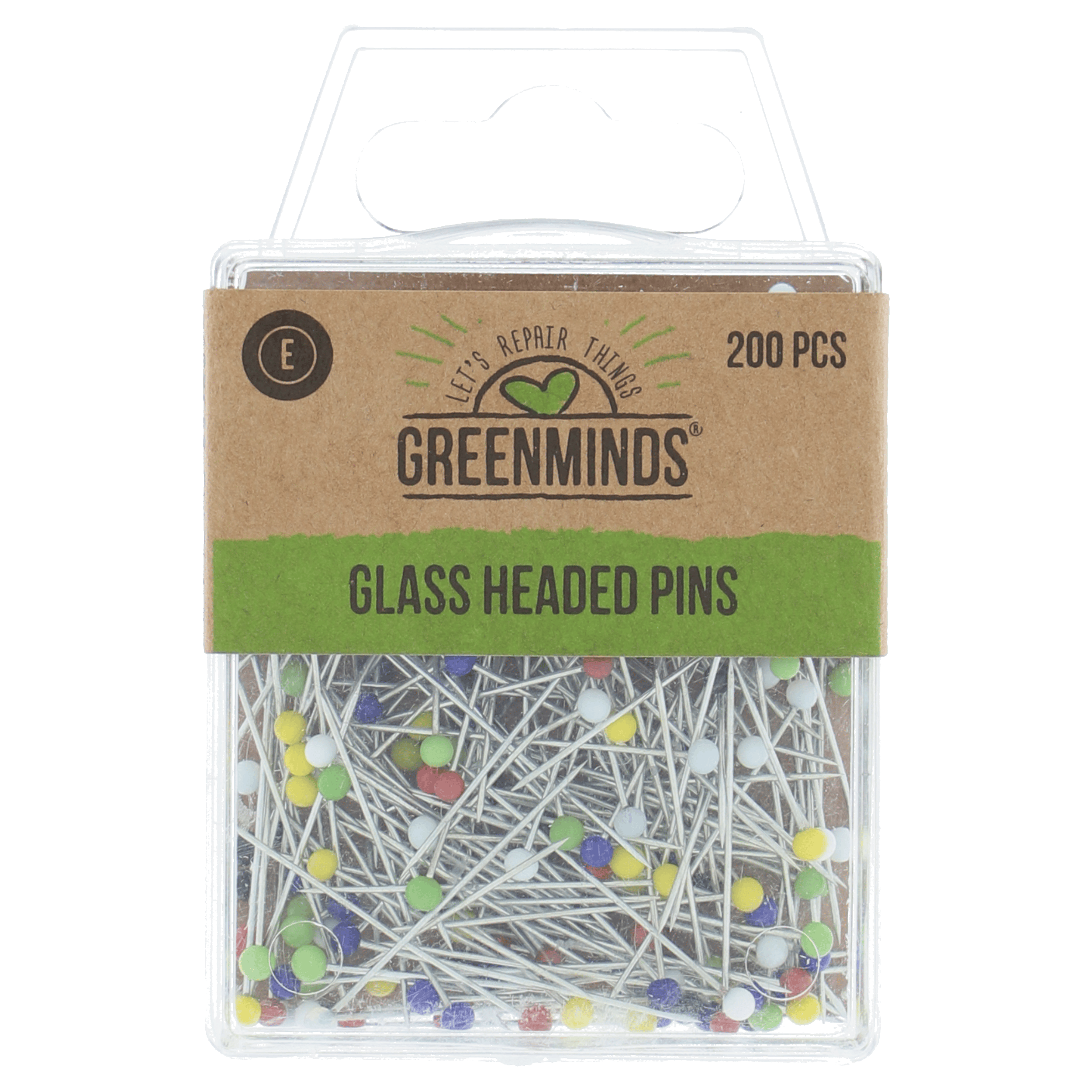 Greenminds Kopspelden Glaskop +/- 200st