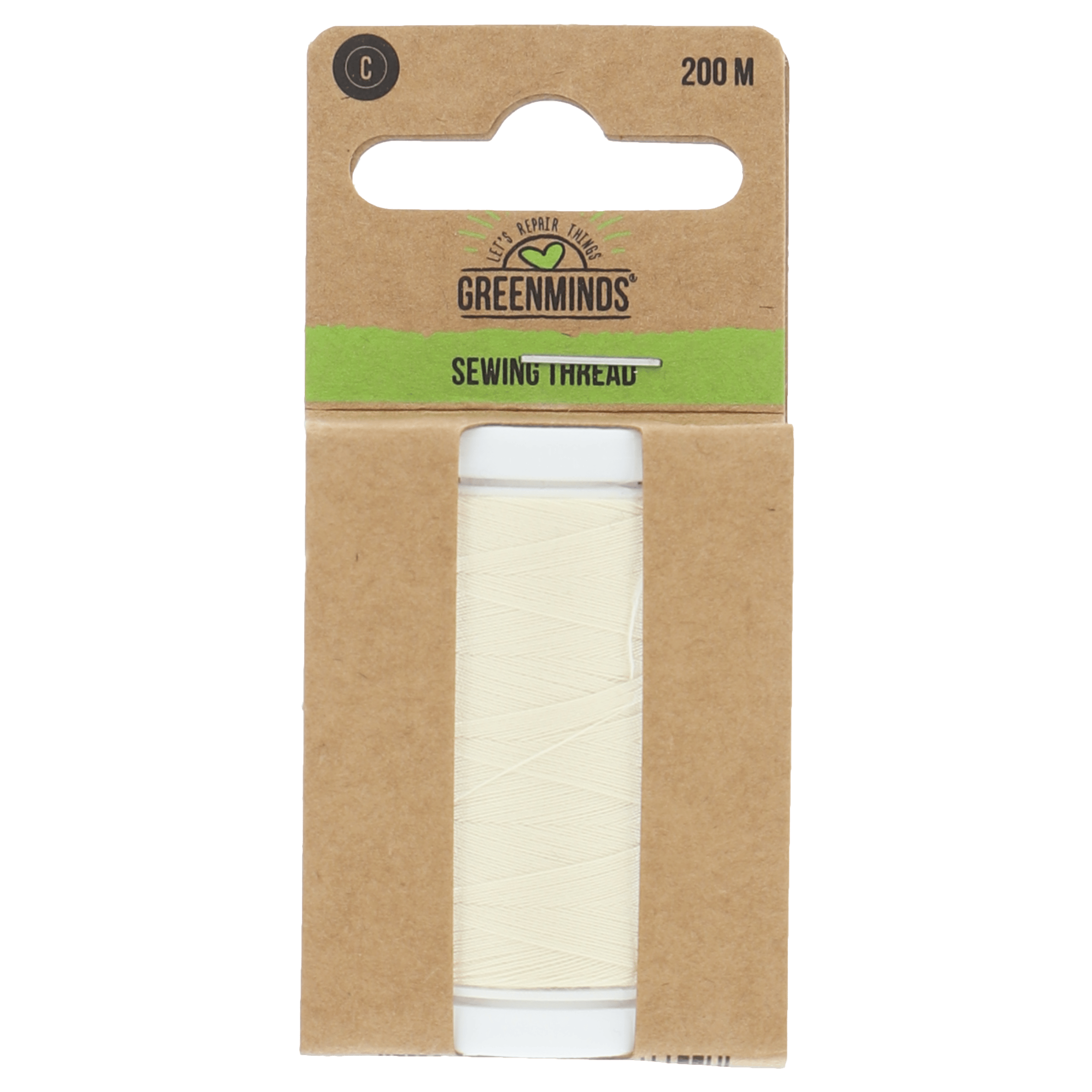 Greenminds Garen Polyester Ecru 200mtr
