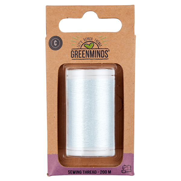 Greenminds Garen 100% polyester licht blauw 200m