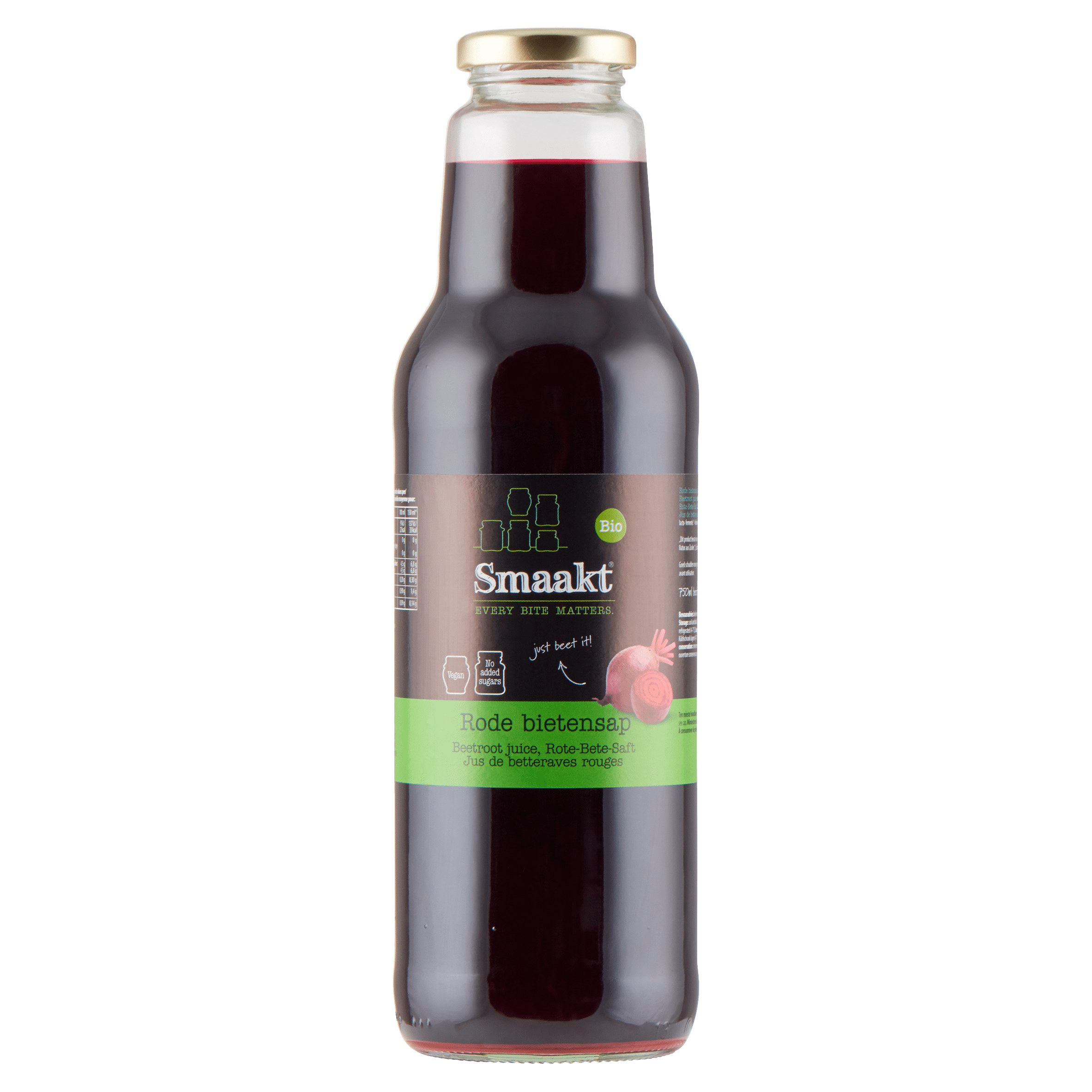 Smaakt Rodebietensap bio