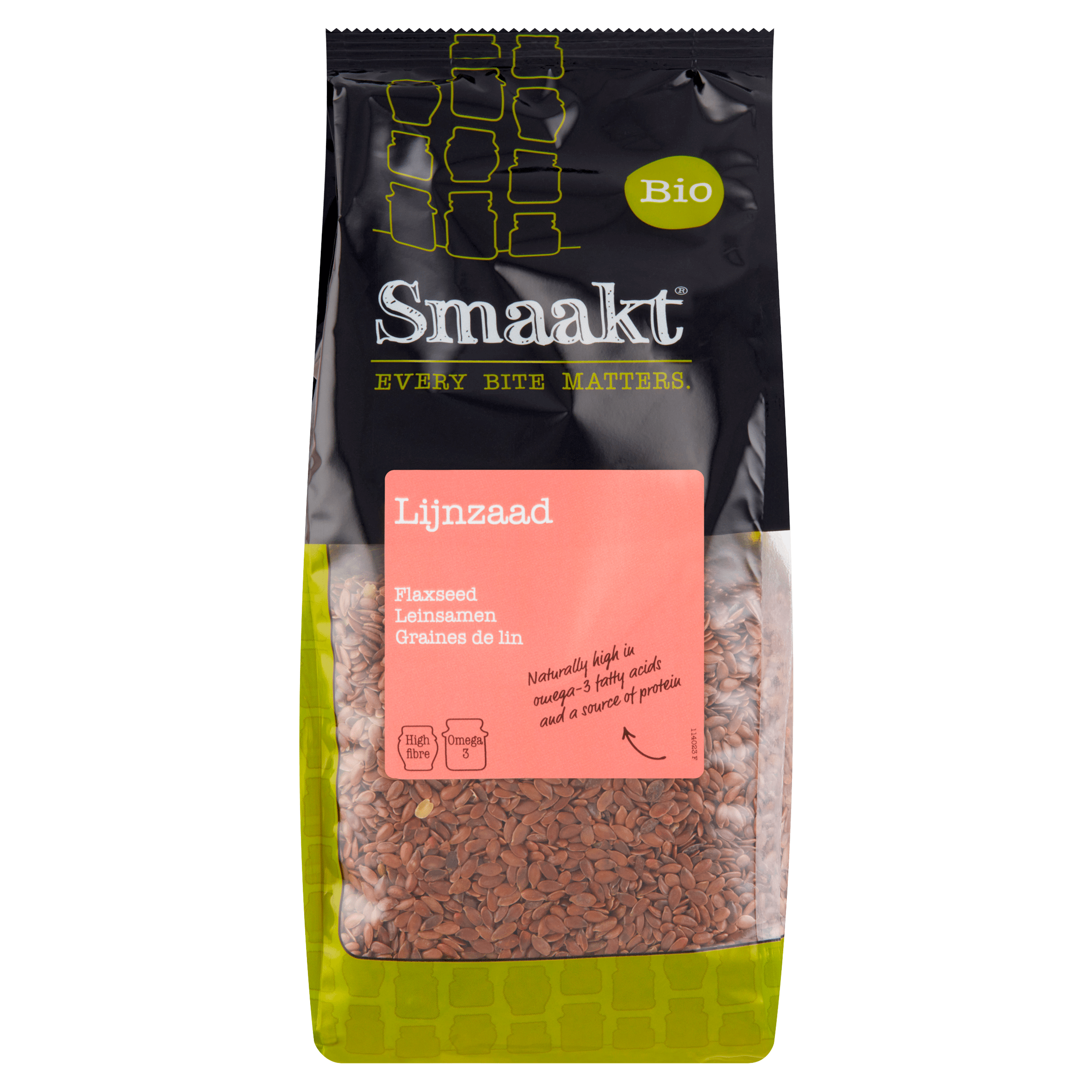 Smaakt Lijnzaad 500g - bio