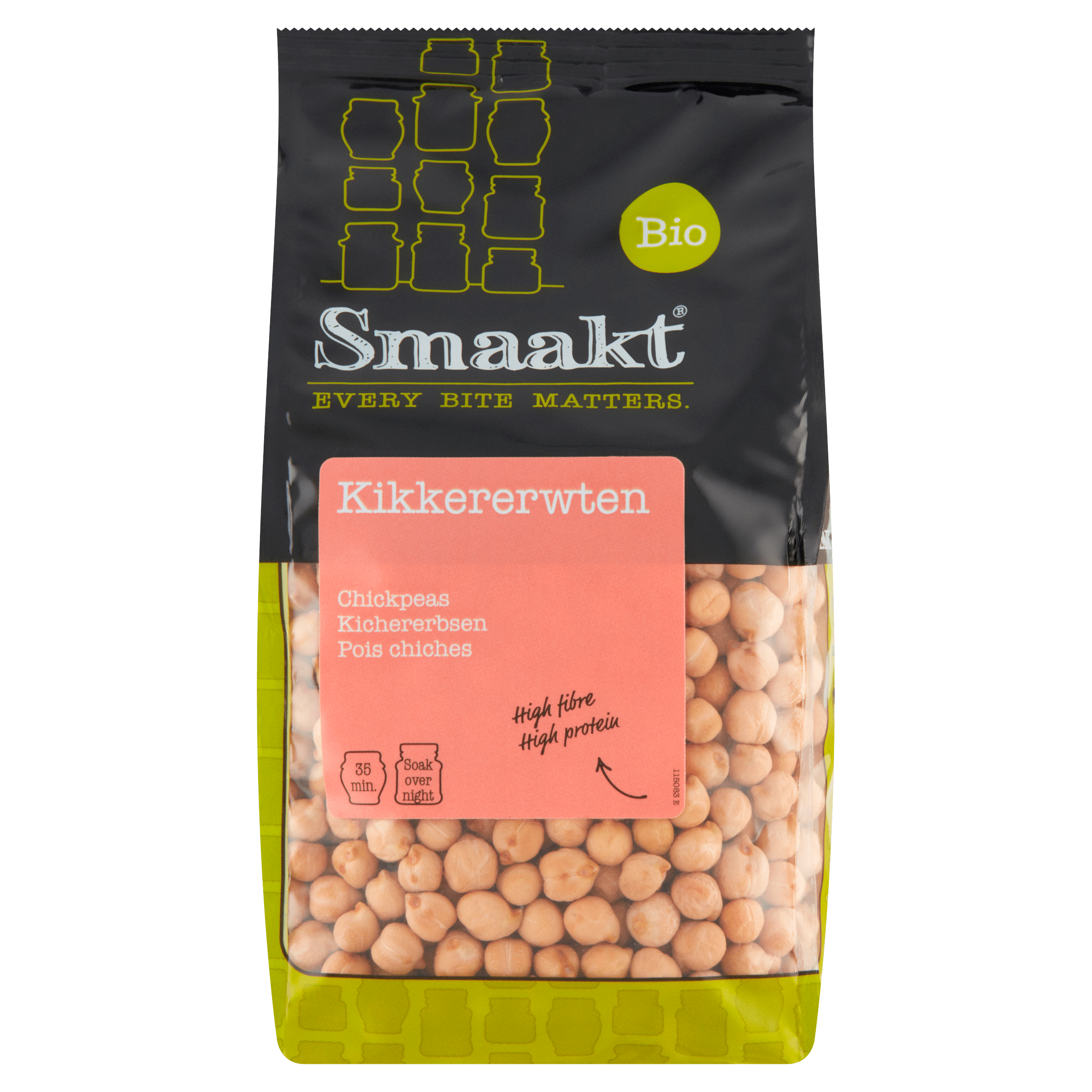 Smaakt Kikkererwten biologisch