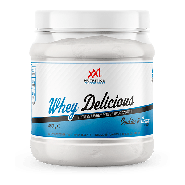 XXL Nutrition Whey delicious cookies & cream