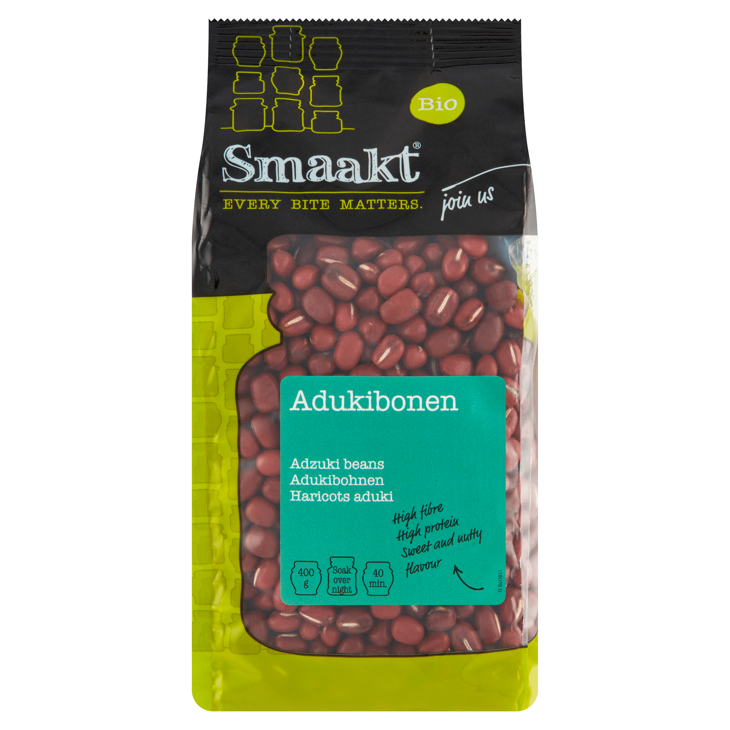 Smaakt Adukibonen bio