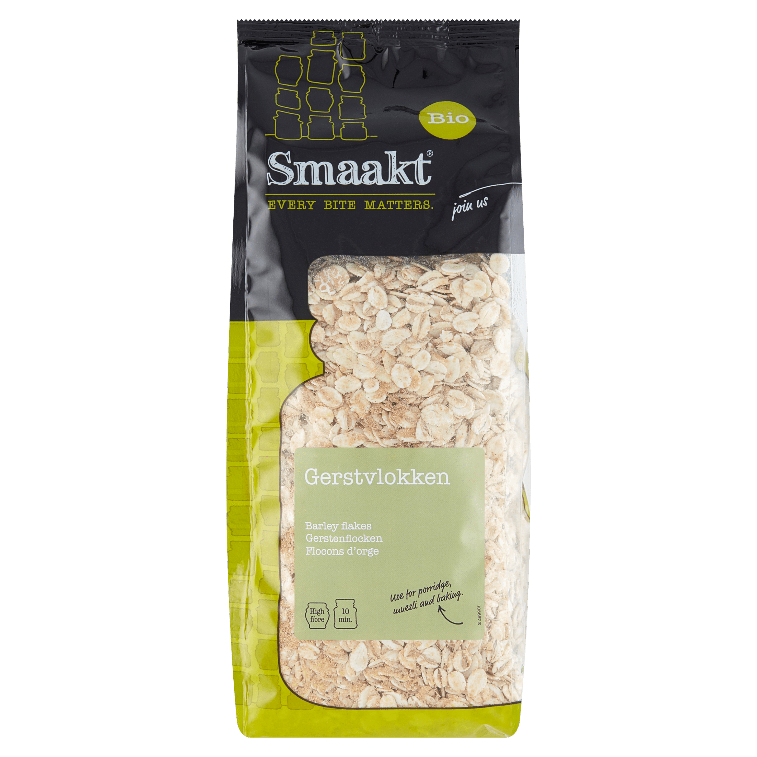 Smaakt Gerstevlokken bio