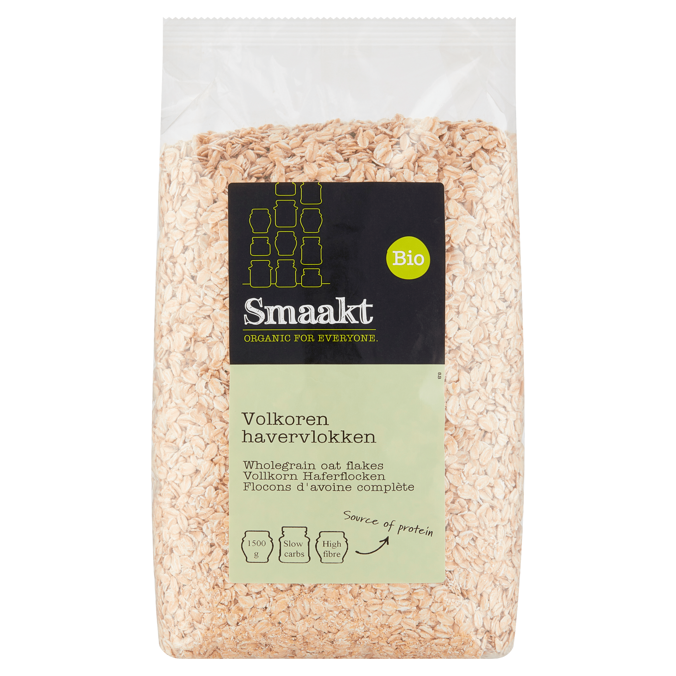 Smaakt Havervlokken XL biologisch