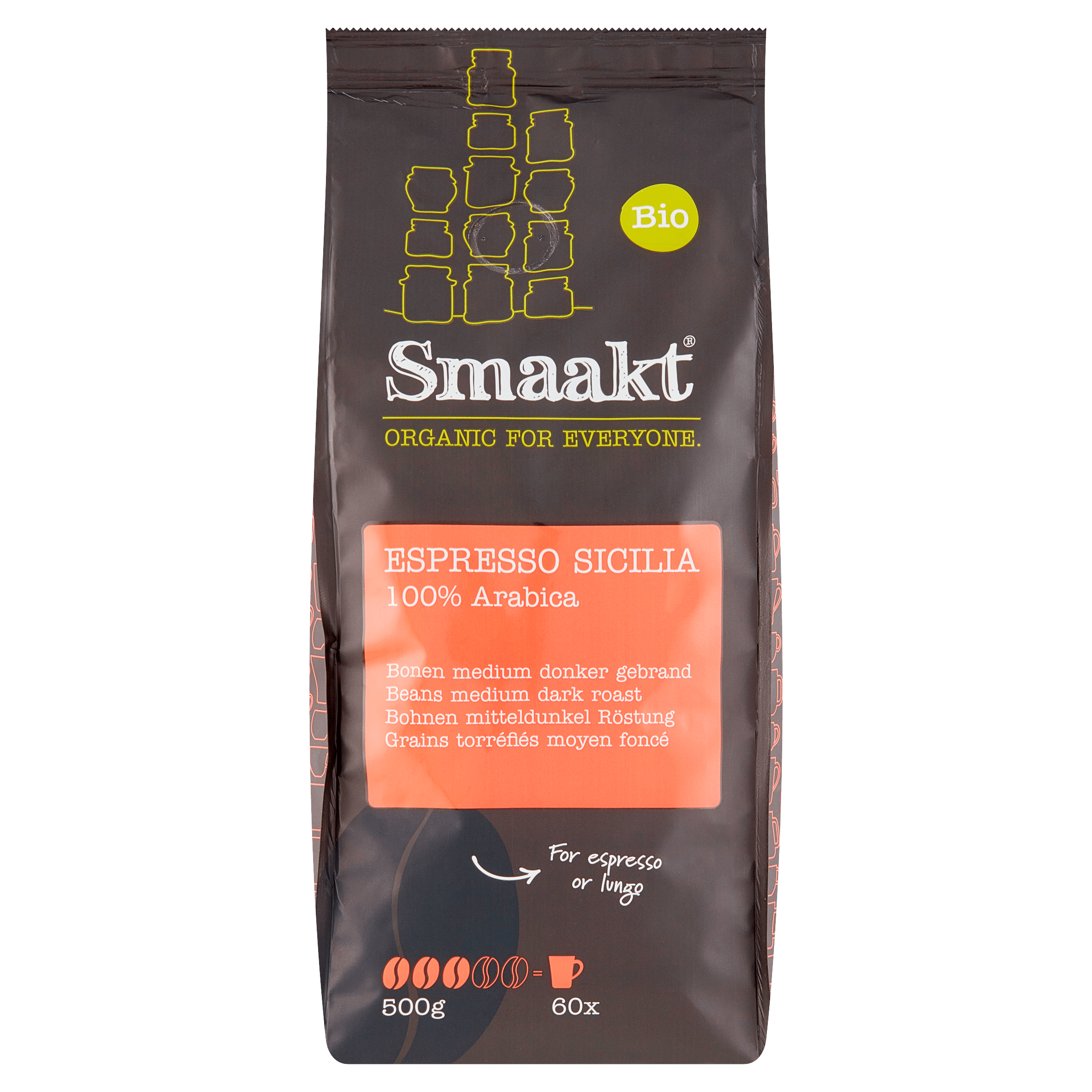 Smaakt Espresso Sicili bio