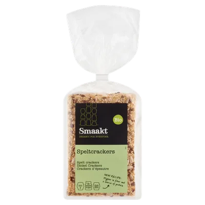Smaakt Speltcrackers biologisch