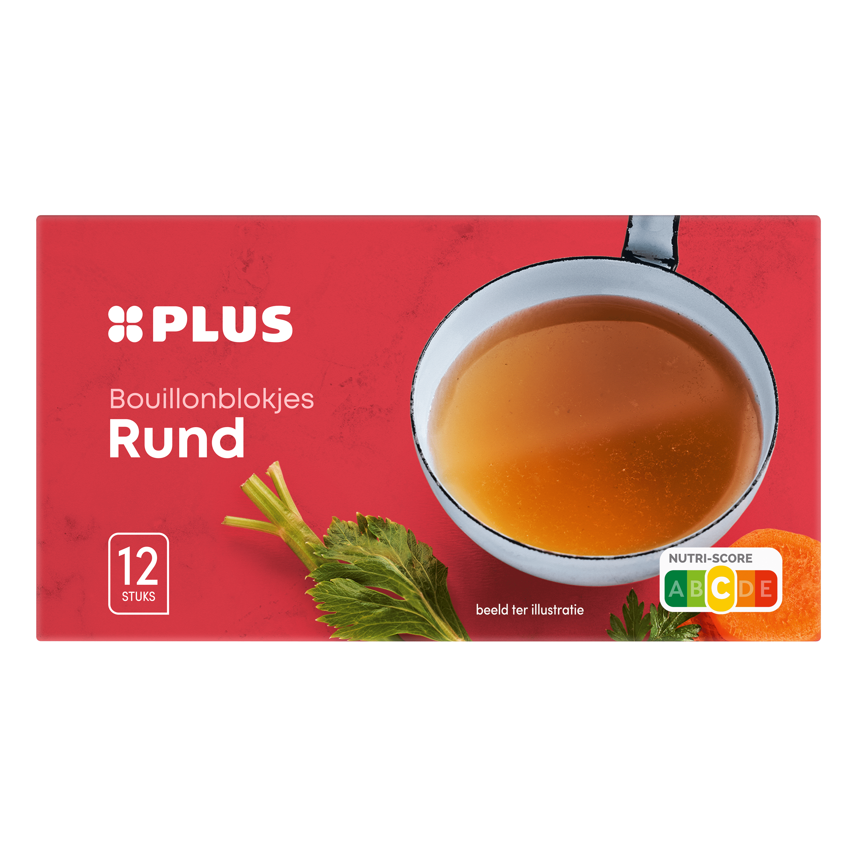 PLUS Bouillonblokjes rund