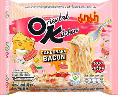 Mama instant noedels carbonara