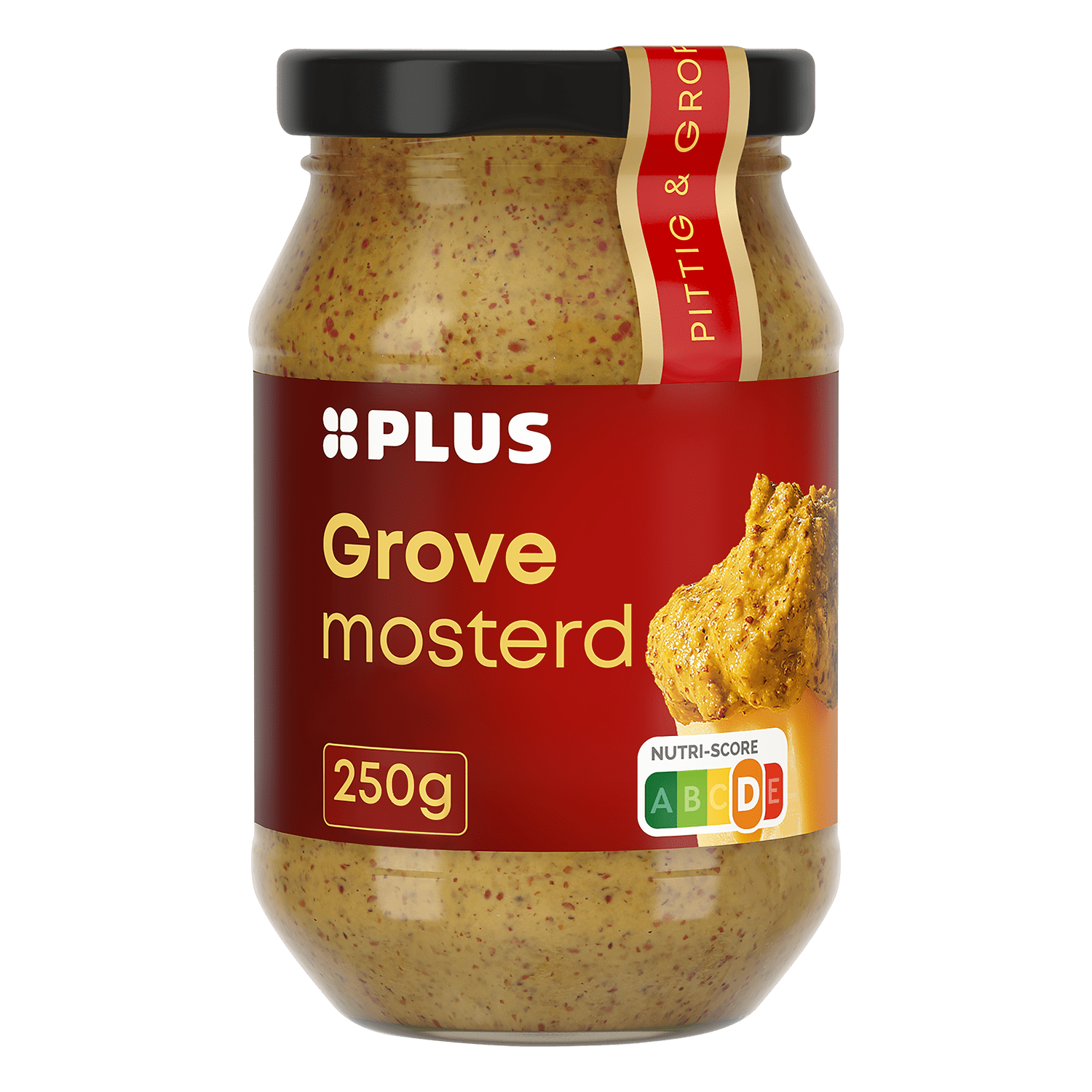 PLUS Grove mosterd