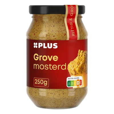 PLUS Grove mosterd