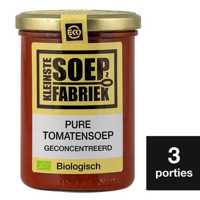 Kleinste Soepfabriek Pure tomatensoep biologisch