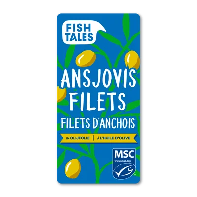 Fish Tales Ansjovisfilets in olijfolie MSC