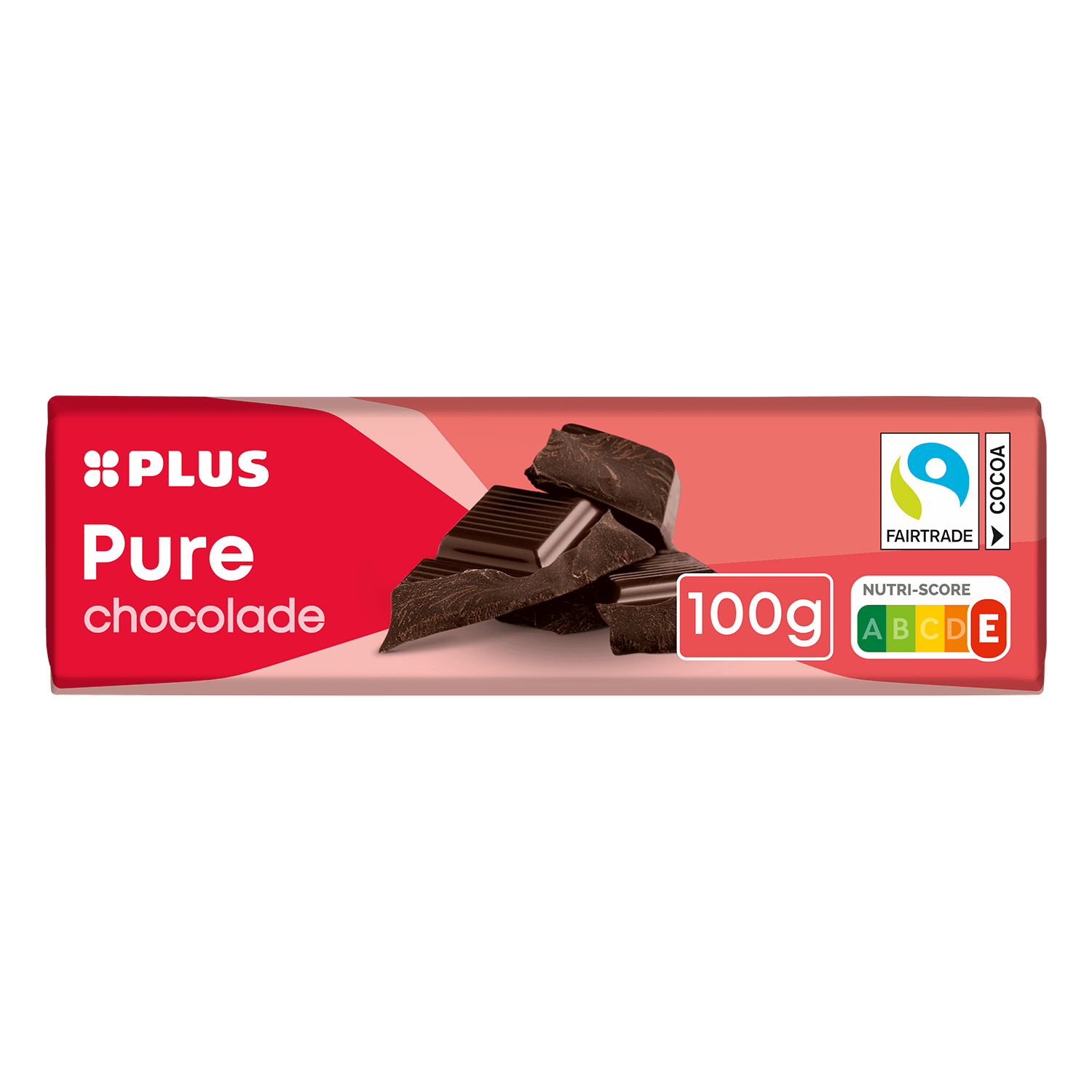PLUS Chocoladereep puur Fairtrade