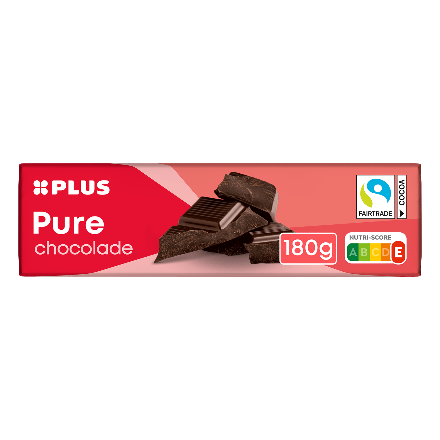 PLUS Chocoladereep puur Fairtrade