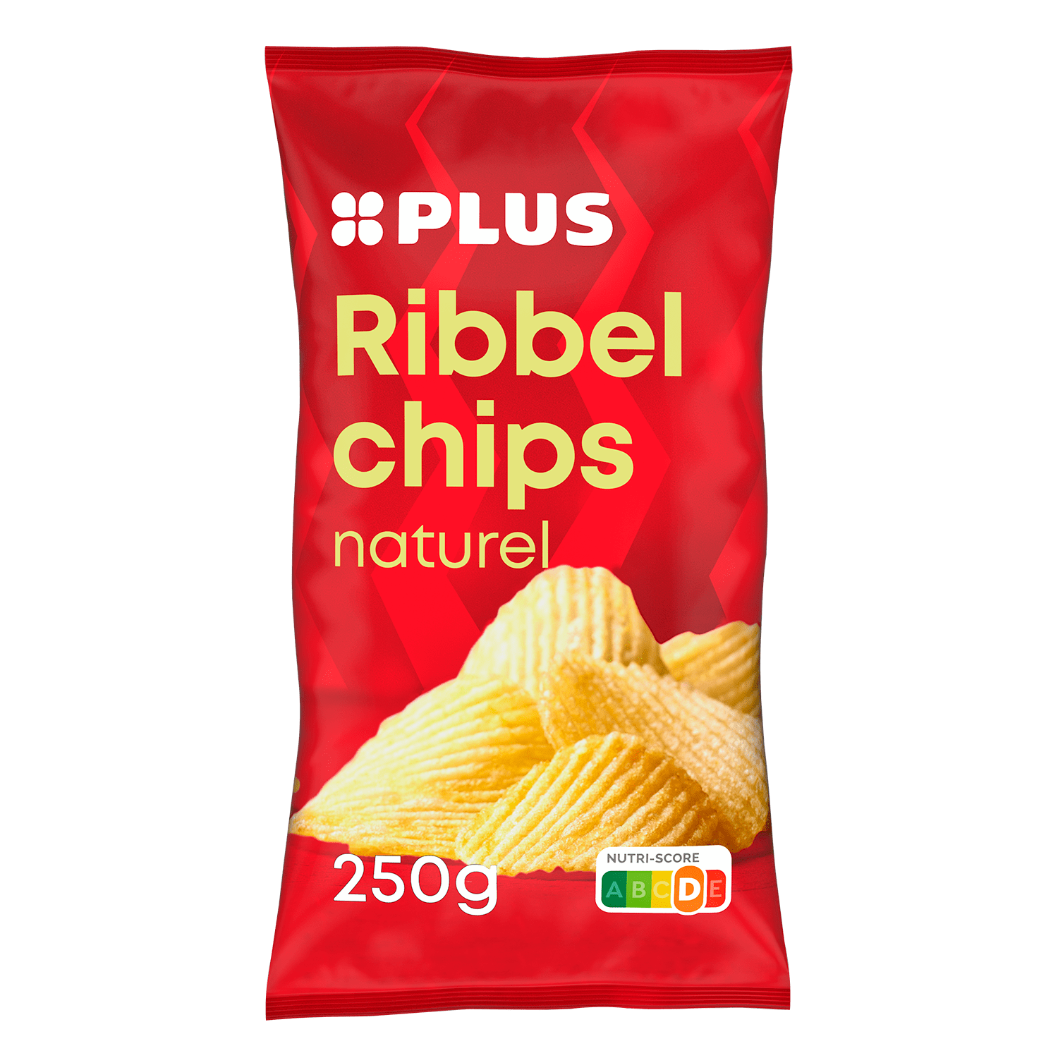 PLUS Ribbelchips naturel
