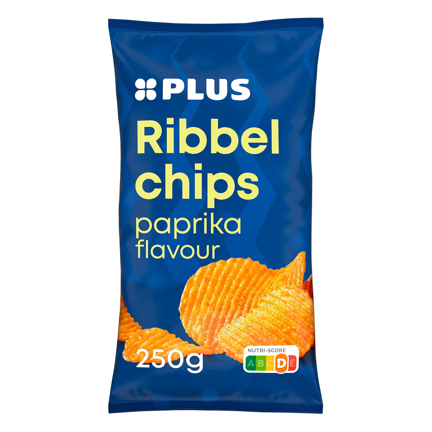 PLUS Ribbelchips paprika