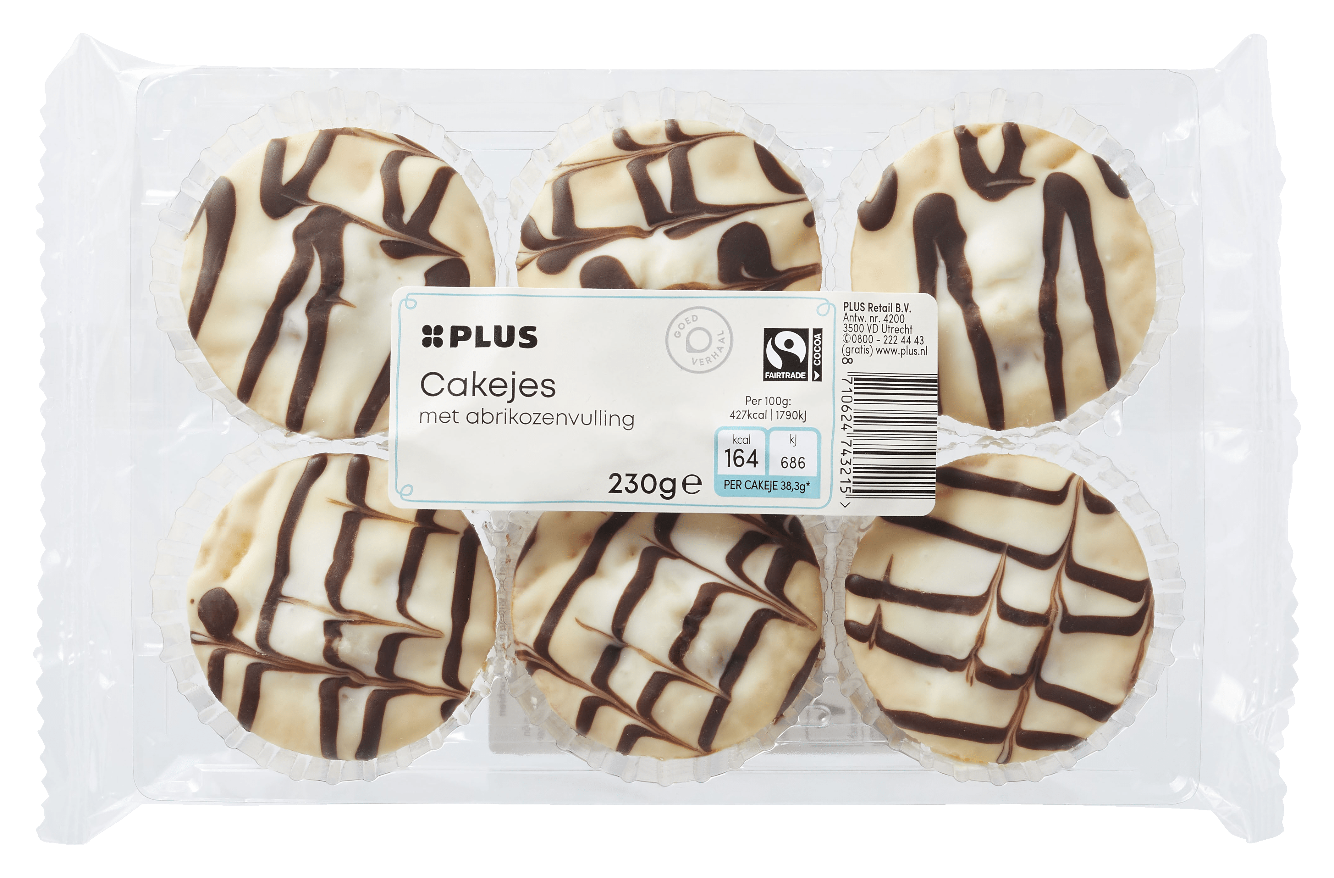 PLUS Abrikozen cakejes