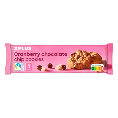 PLUS Cranberry chocolate chip cookies