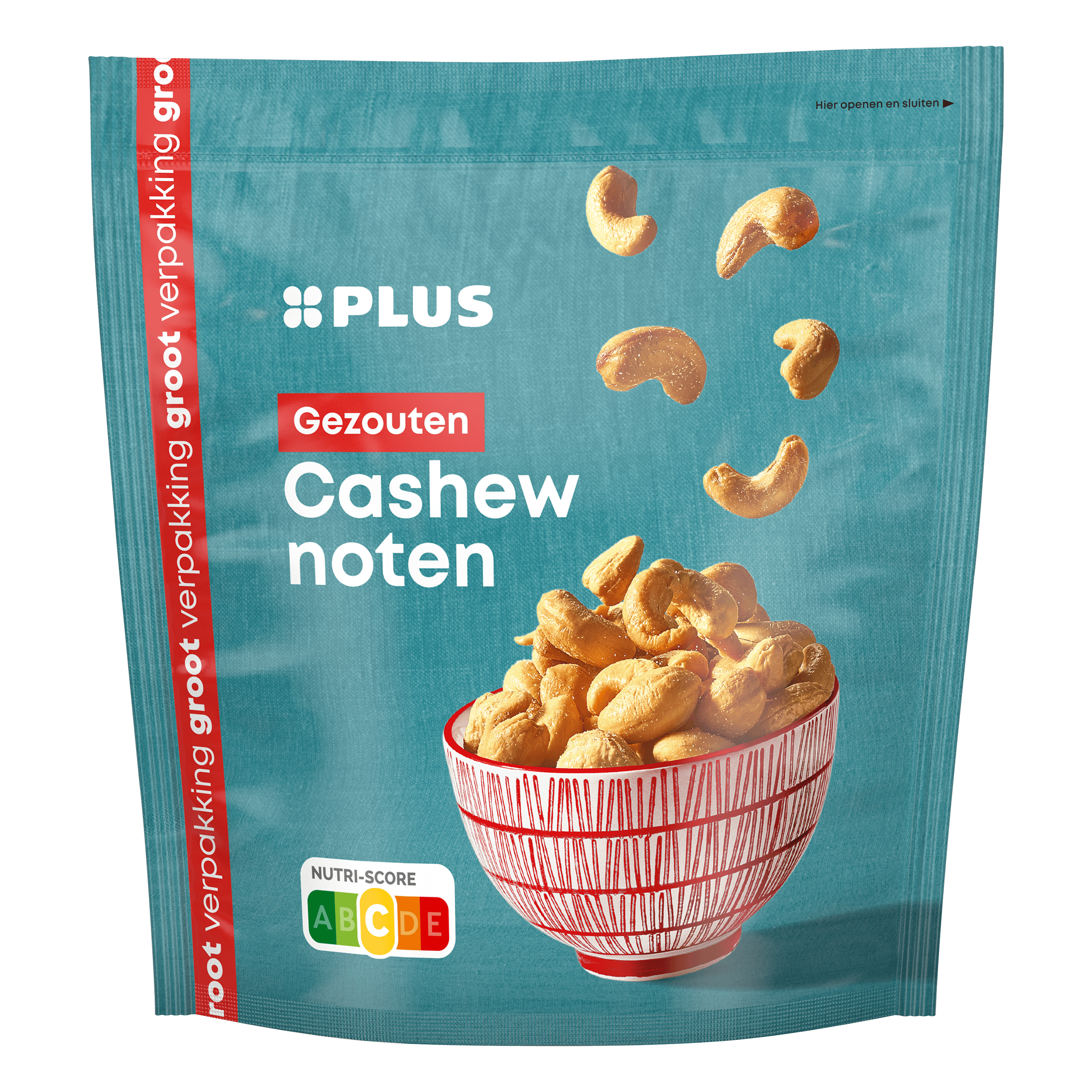 PLUS gezouten cashewnoten