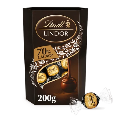 Lindt Lindor Cornet puur 70%