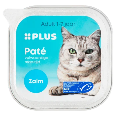 PLUS Katten paté Zalm MSC