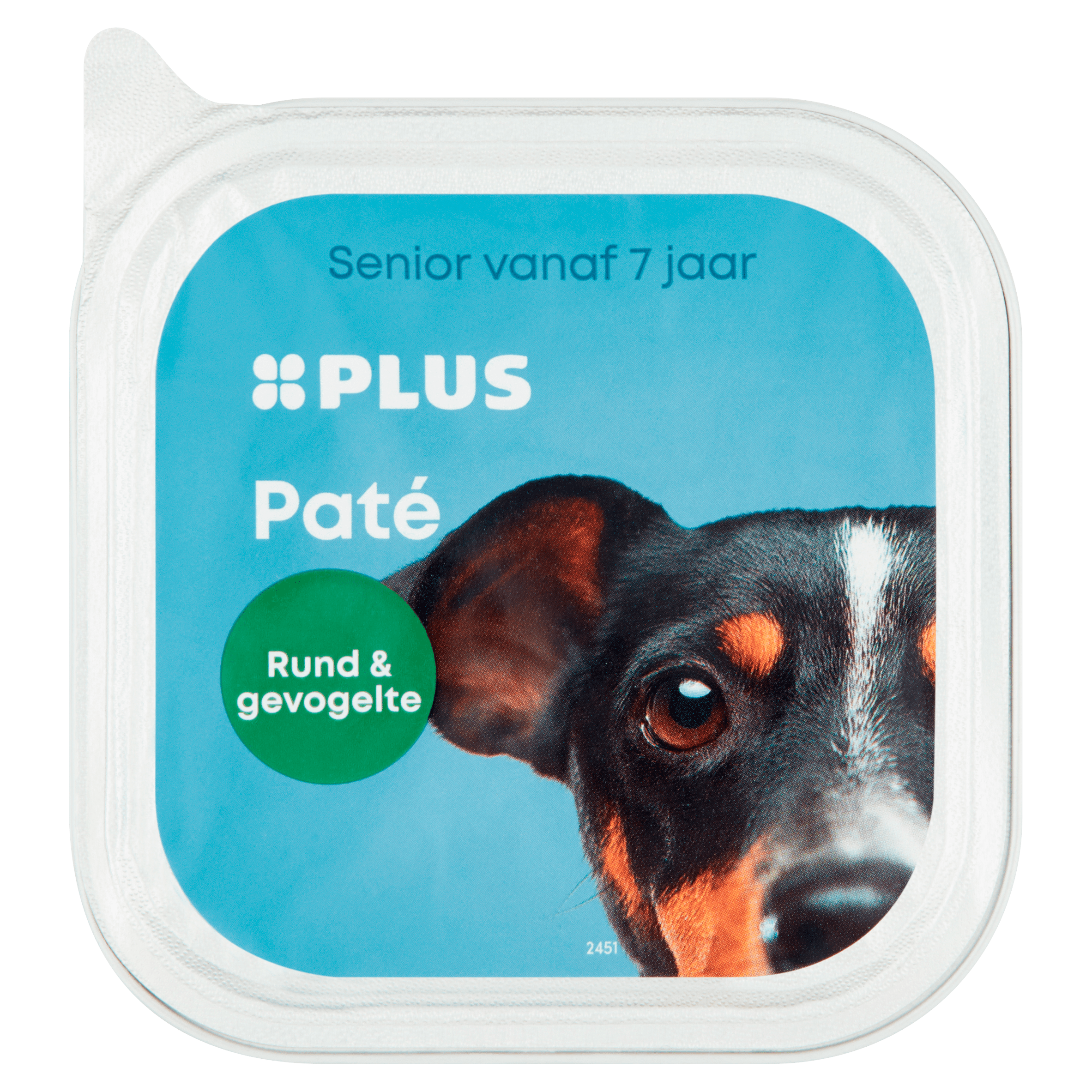 PLUS Honden paté Rund & gevogelte