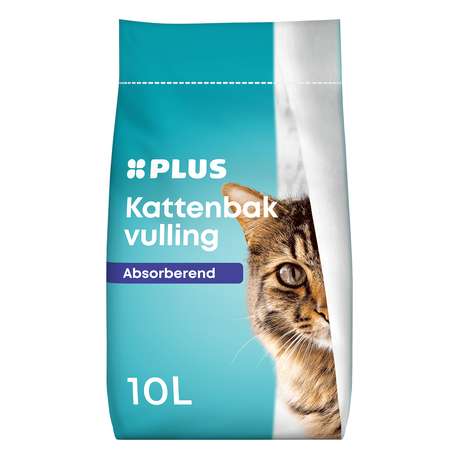 PLUS Kattenbakvulling absorberend 10 liter
