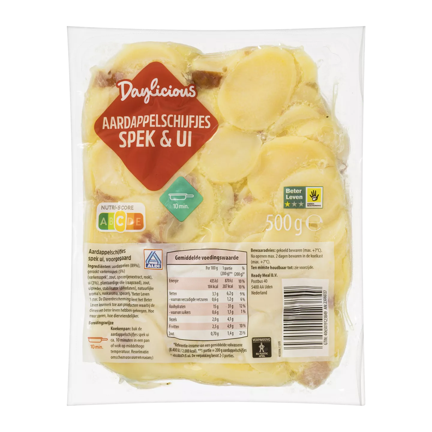 Daylicious Aardappelschijfjes spek & ui