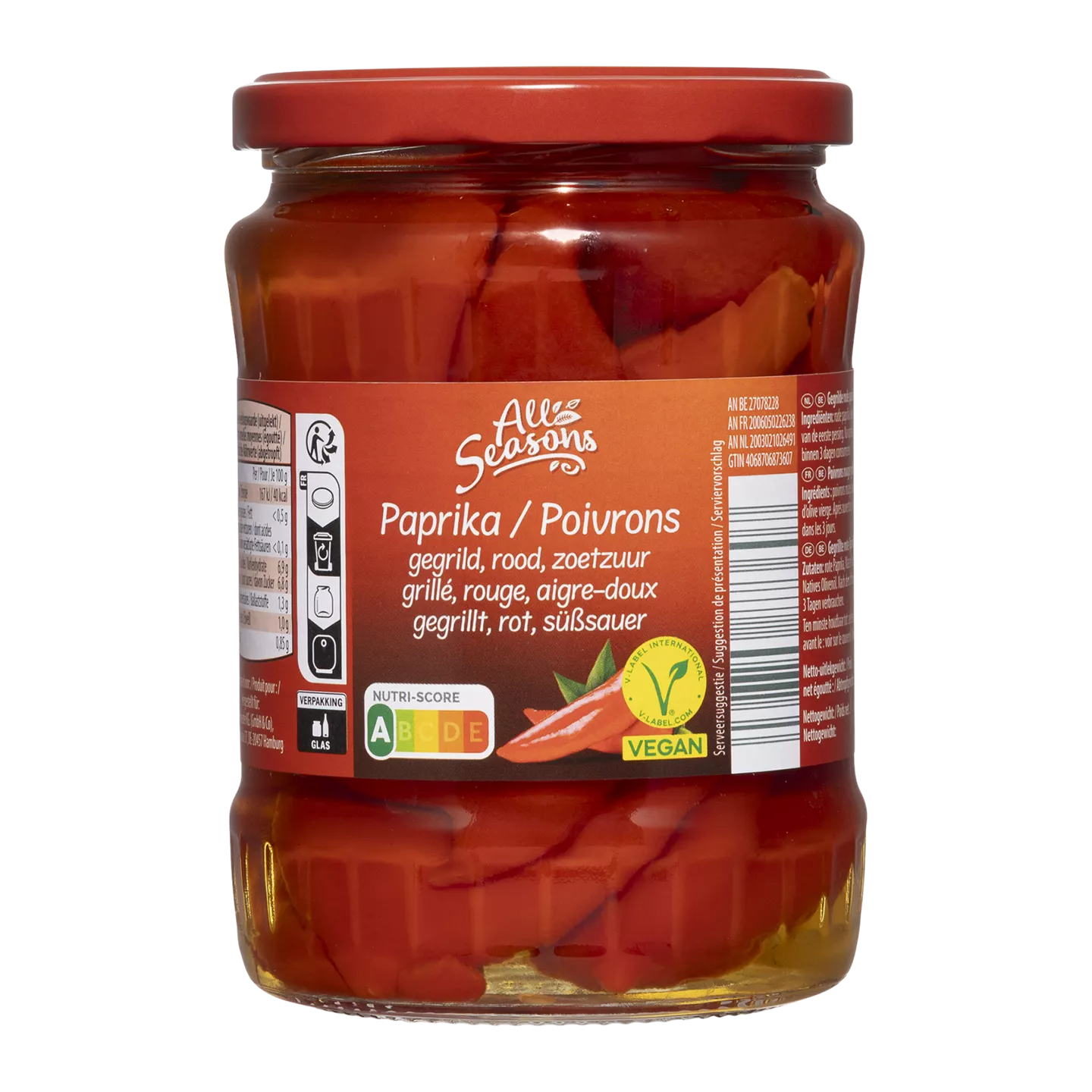 All Seasons Geroosterde paprika