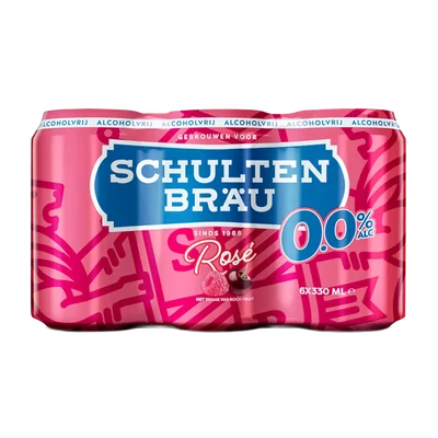 Schultenbräu 6-pack rosé 0.0%