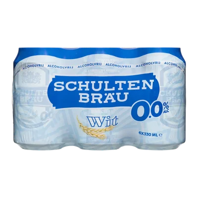 Schultenbräu 6-pack wit 0.0%