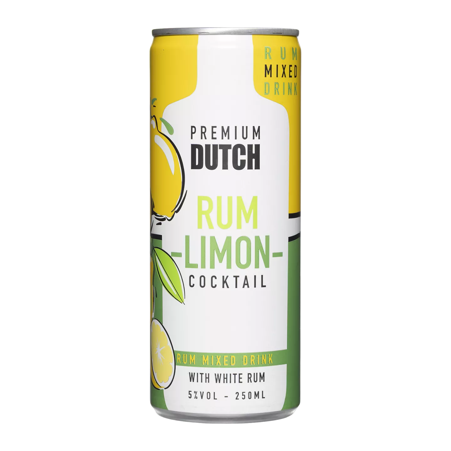 PREMIUM DUTCH Rum-lemon cocktail