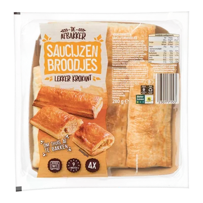 De Afbakker Saucijzenbroodjes