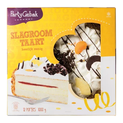 Party Gebak Slagroomtaart