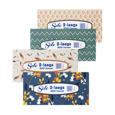 Solo 2-laags tissues