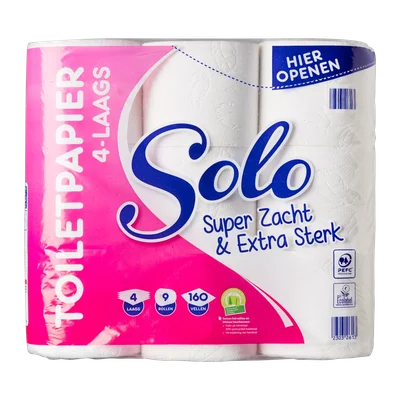 Solo 4-laags toiletpapier