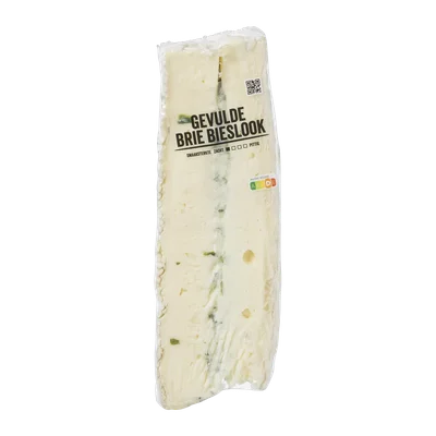 Gevulde brie bieslook