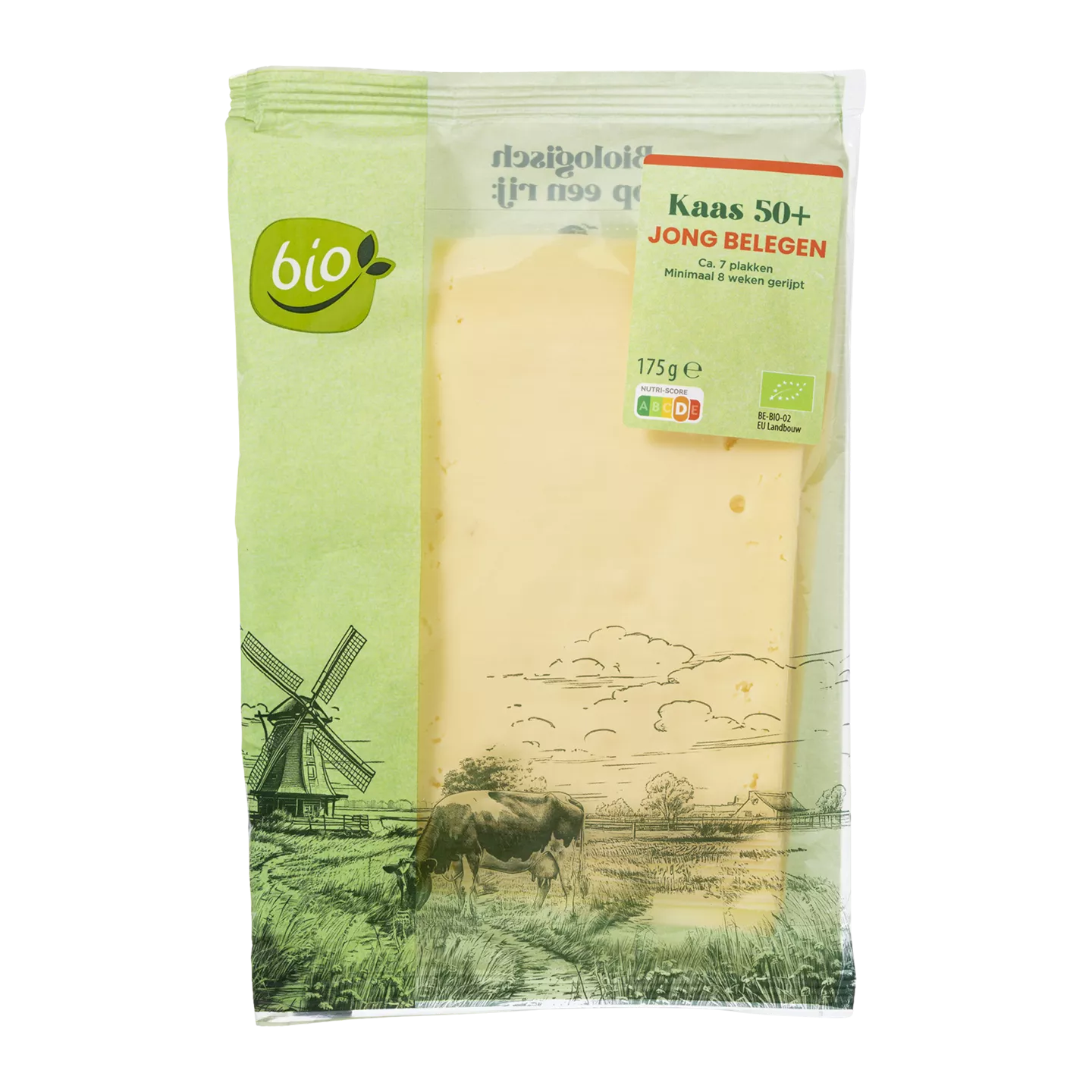 Bio Biologische kaas 50+ jong belegen plakken