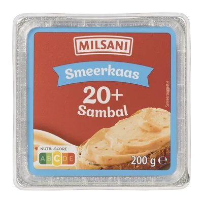 Milsani Smeerkaas 20+ sambal