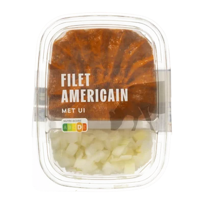 Filet americain met ui