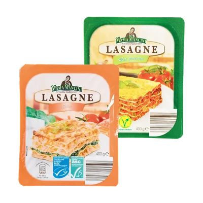 Mama Mancini Groenten- of zalmlasagne