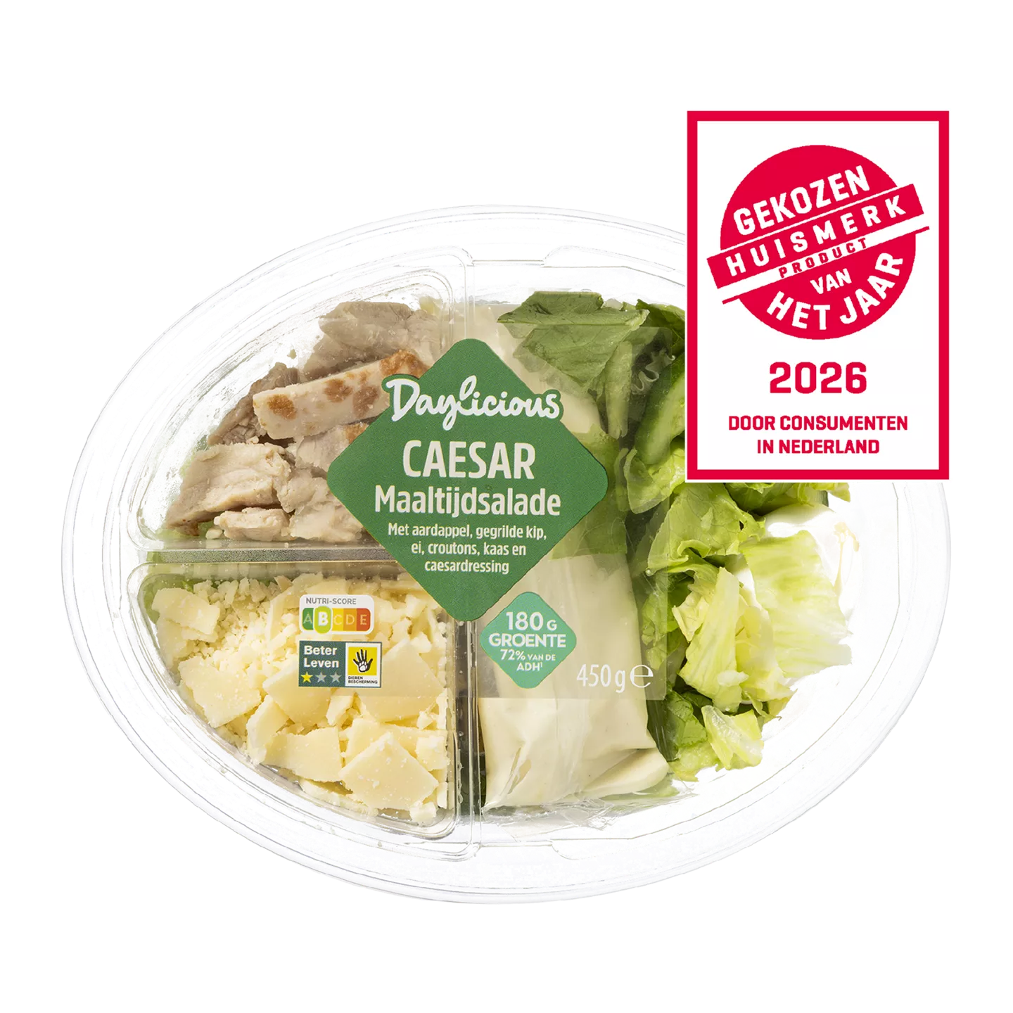 DAYLICIOUS Maaltijdsalade kip Caesar -12%