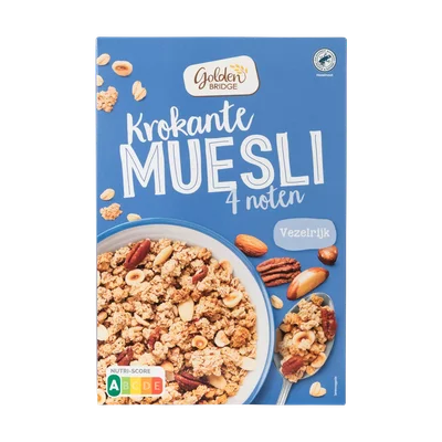 Golden Bridge Krokante muesli 4 noten