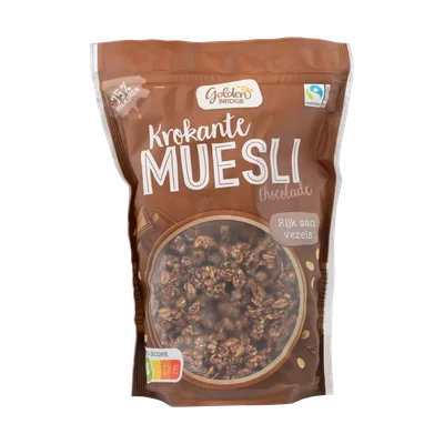 Golden Bridge Krokante muesli chocolade