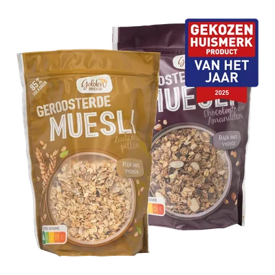 Golden Bridge Geroosterde muesli
