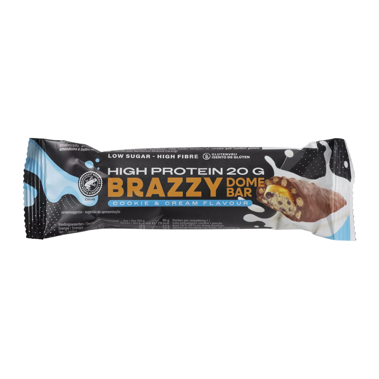 Brazzy Proteïne bar cookies & cream