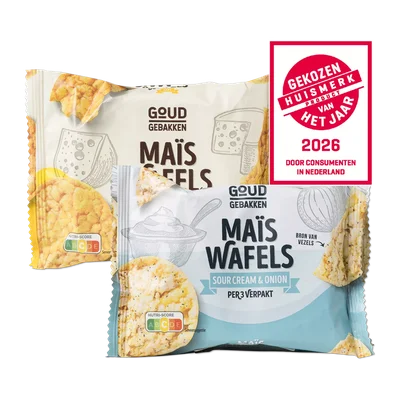 Goud Gebakken 3-pack maïswafels