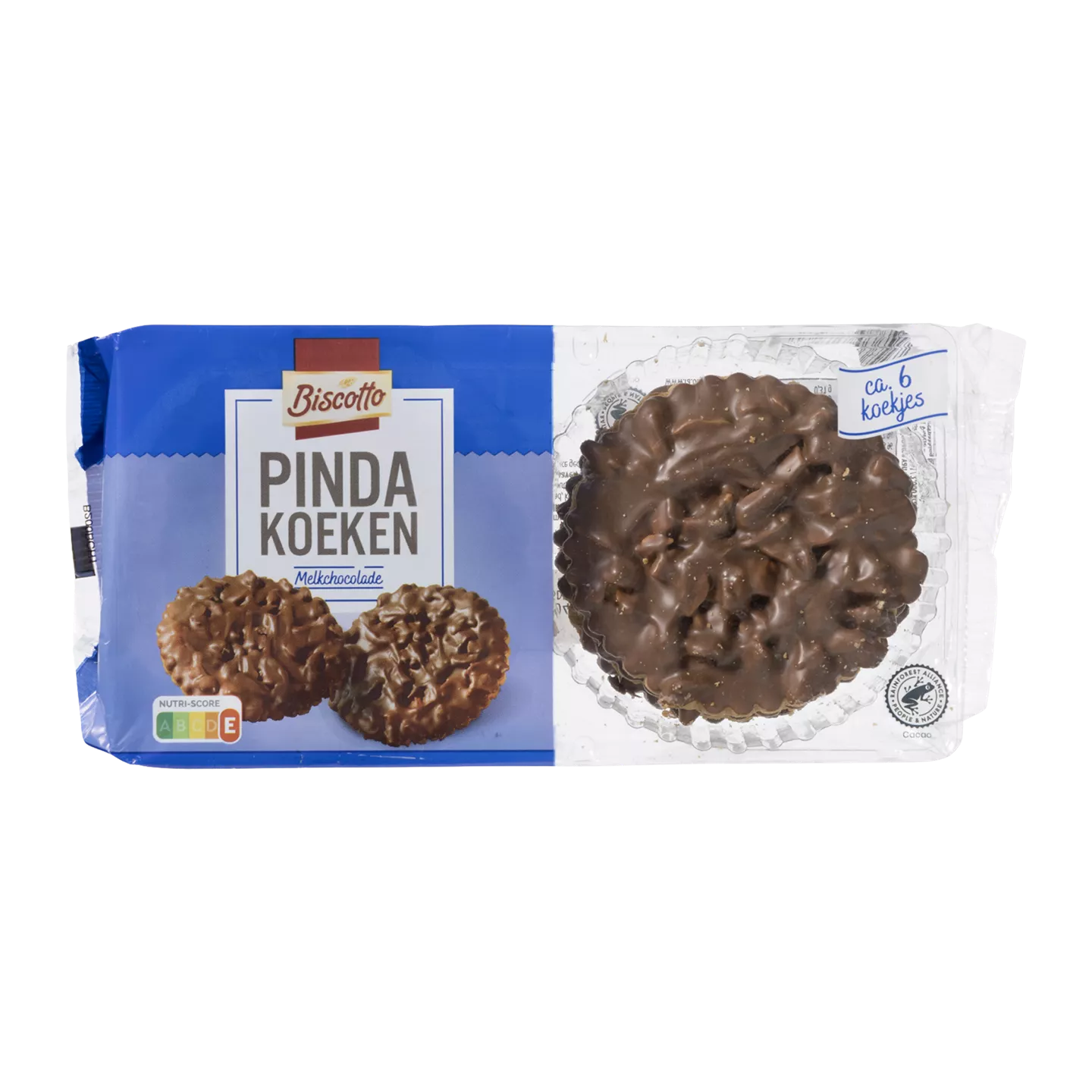 Biscotto Pindakoeken melkchocolade